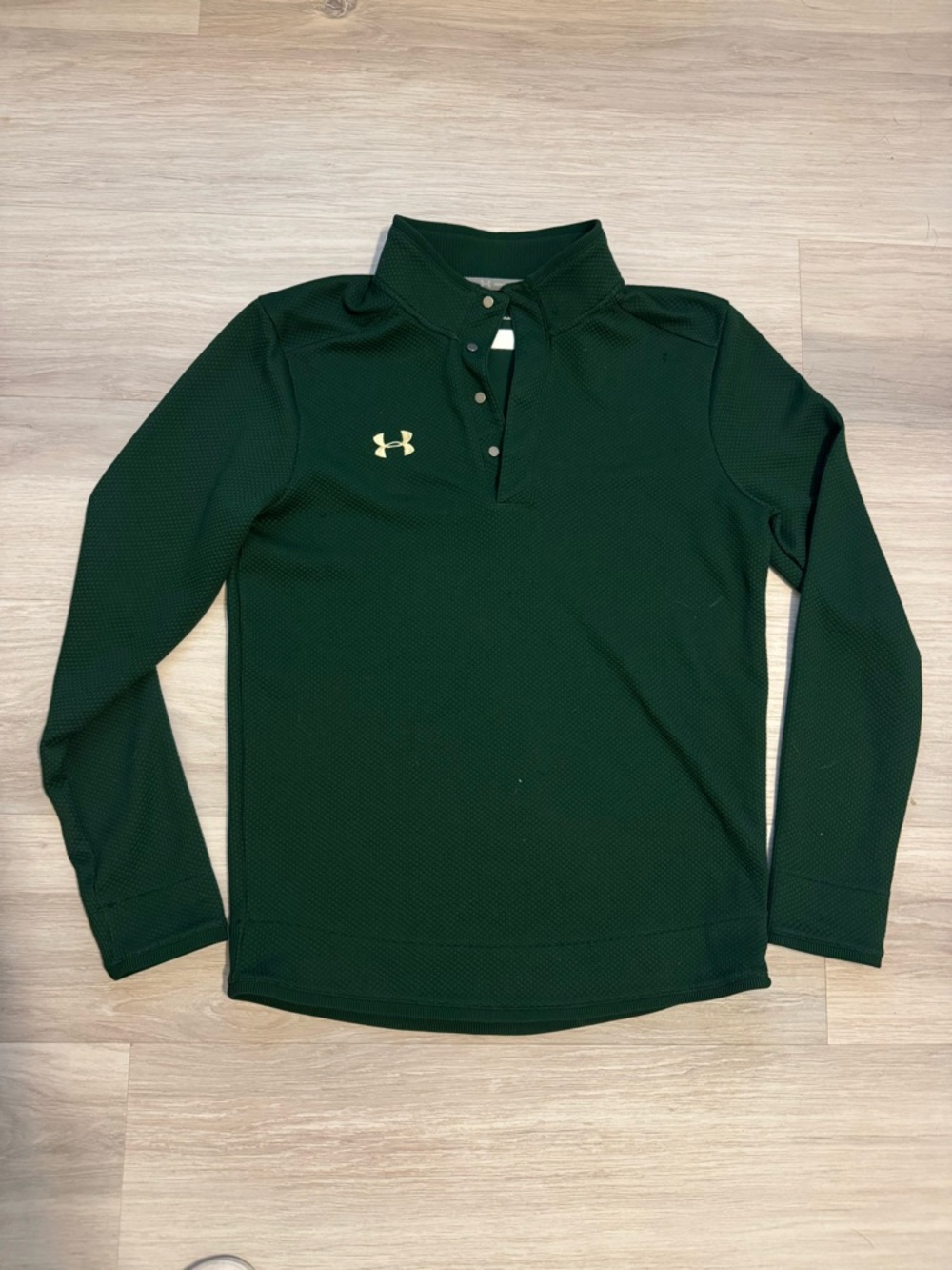 Under Armour Forest Green Long Sleeve Performance Pullover